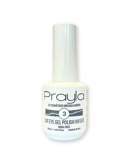 Cat eye - Gel polish UV/LED 3, hema free, 15 mL - Prayla