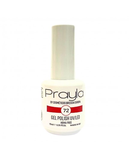 Gel polish UV/LED 72, hema free, 15 mL - Prayla