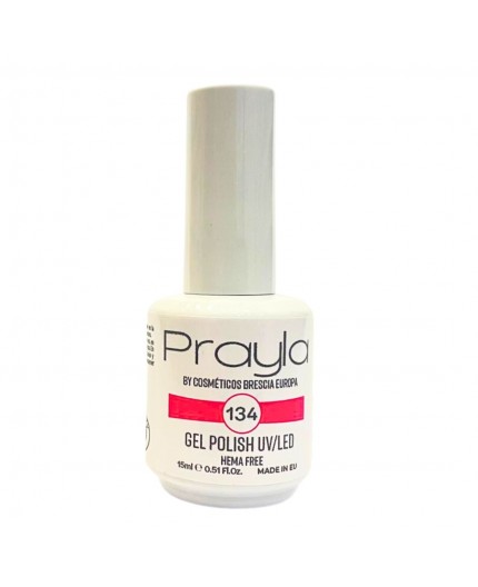 Gel polish UV/LED 134, hema free, 15 mL - Prayla